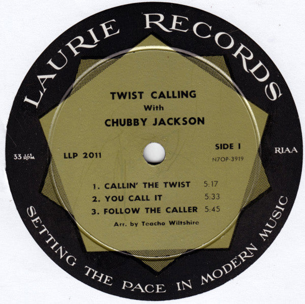 Chubby Jackson : Twist Calling With Chubby Jackson (LP, Album)