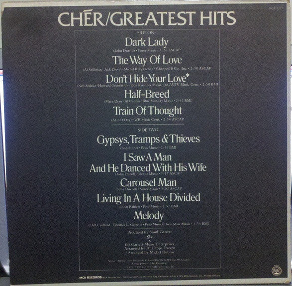 Chér* : Greatest Hits (LP, Comp, Pin)