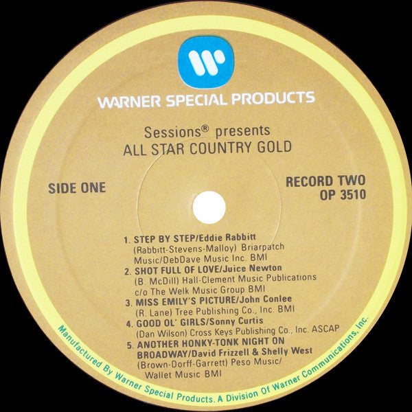 Various : All Star Country Gold (3xLP, Comp)