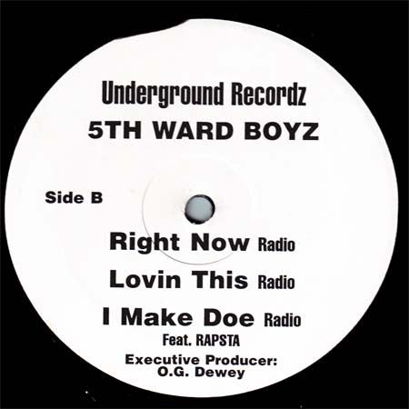 5th Ward Boyz : Recognize The Mob (12", Smplr)