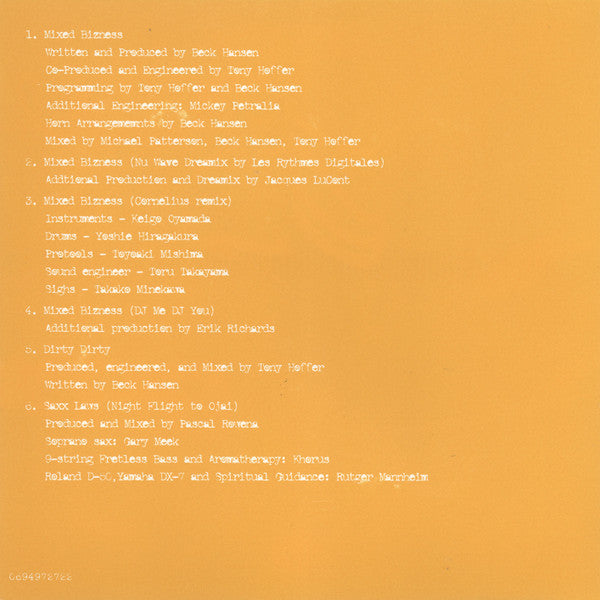 Beck : Mixed Bizness (HDCD, Maxi)