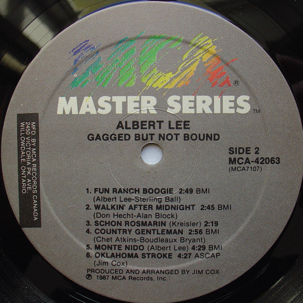 Albert Lee : Gagged But Not Bound (LP, Album)
