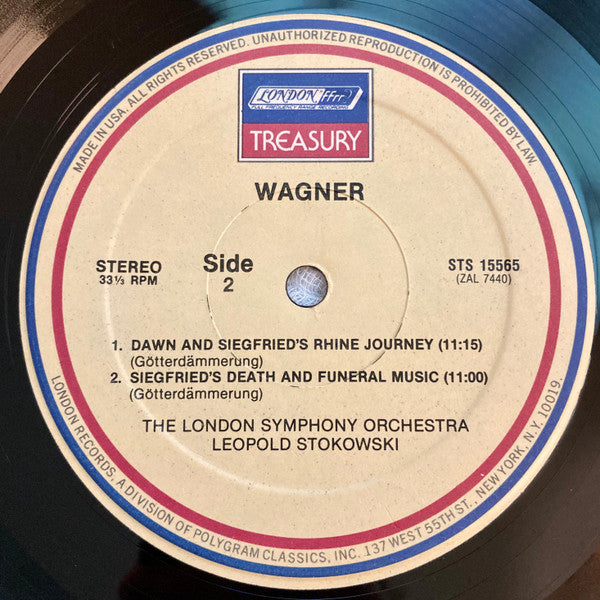 Wagner*, Stokowski*, London Symphony Orchestra : Orchestral Masterpieces From The Ring (LP, RE)