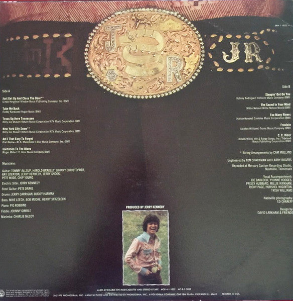 Johnny Rodriguez (4) : Just Get Up And Close The Door (LP, Album, Ter)