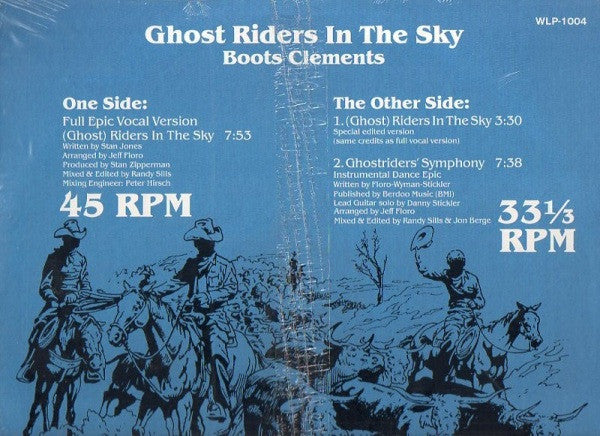 Boots Clements* : (Ghost) Riders In The Sky (12")