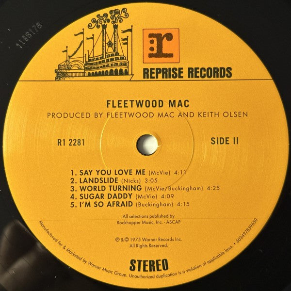Fleetwood Mac : Fleetwood Mac (LP, Album, RE, 180)