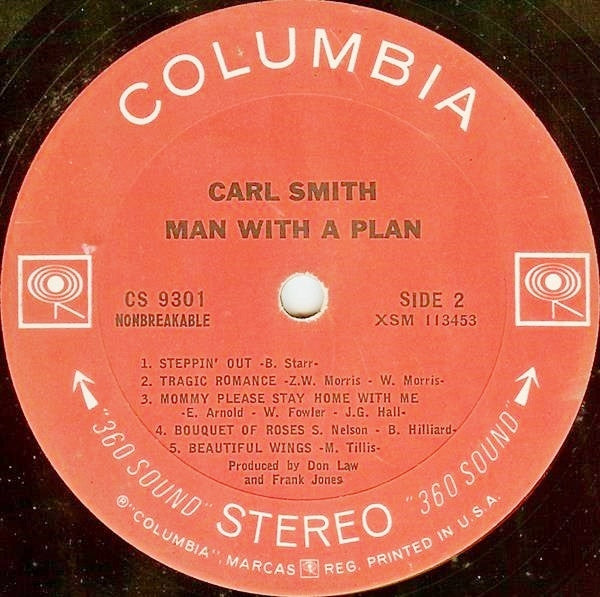 Carl Smith (3) : Man With A Plan (LP)
