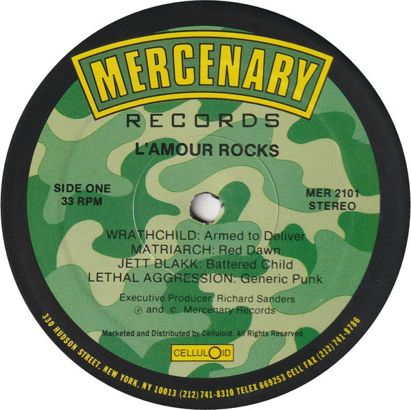 Various : L'Amour Rocks (LP, Album, Comp)