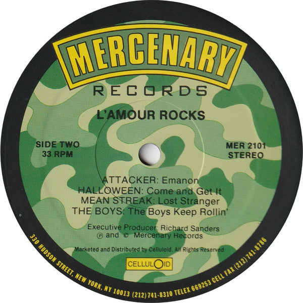 Various : L'Amour Rocks (LP, Album, Comp)