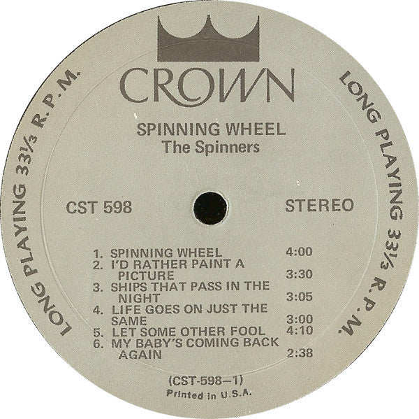 The Spinners (5) : Spinning Wheel (LP, Album)