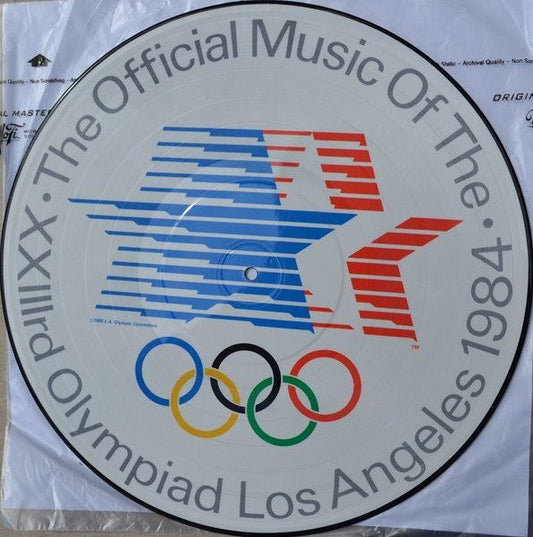 Various : The Official Music Of The XXIIIrd Olympiad - Los Angeles 1984 (LP, Ltd, Pic, Promo)