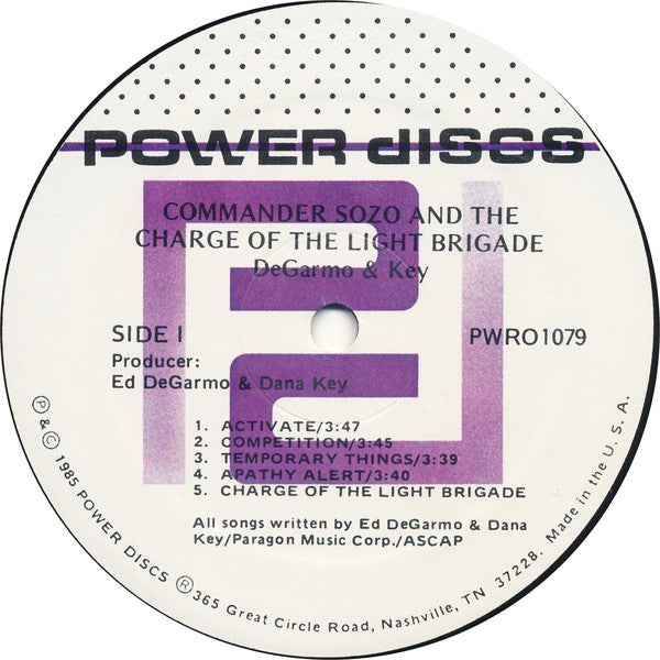 DeGarmo & Key : Commander Sozo And The Charge Of The Light Brigade (LP, Album)