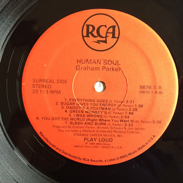 Graham Parker : Human Soul (LP, Album)