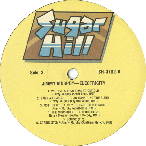 Jimmy Murphy (2) : Electricity (LP, Album, Sma)
