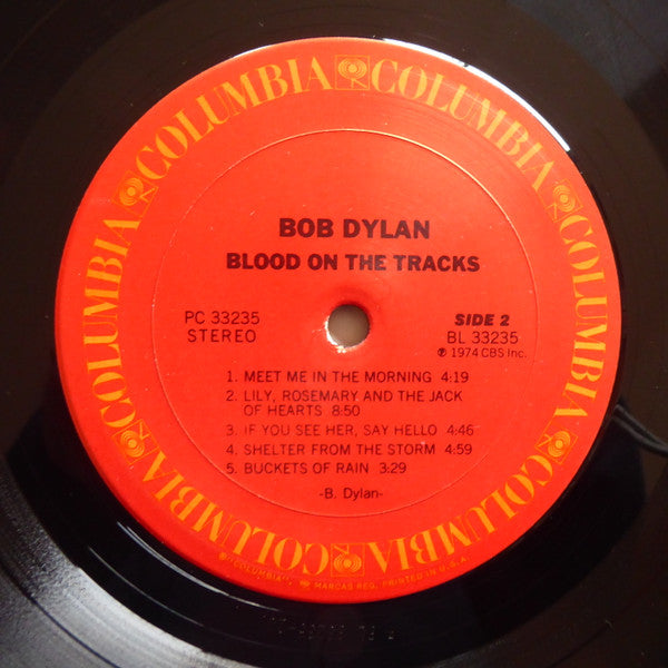 Bob Dylan : Blood On The Tracks (LP, Album, Bla)