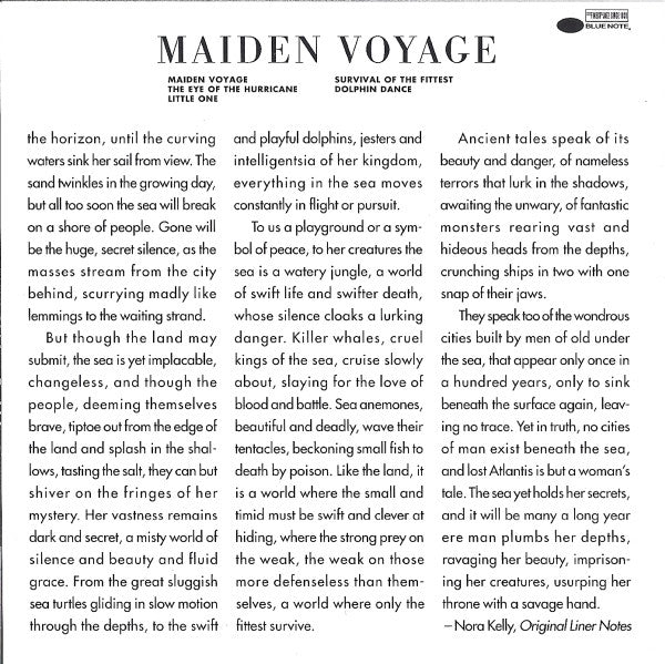 Herbie Hancock : Maiden Voyage (CD, Album, RE, RM)