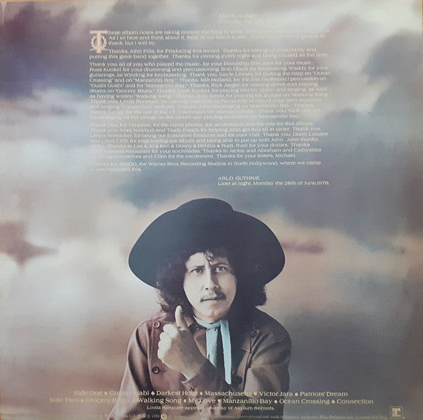 Arlo Guthrie : Amigo (LP, Album)