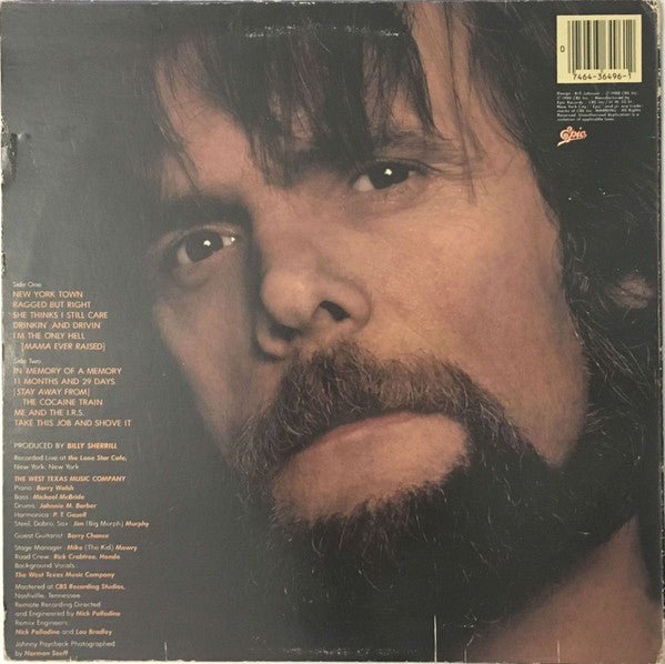 Johnny Paycheck : New York Town (LP, Album, San)