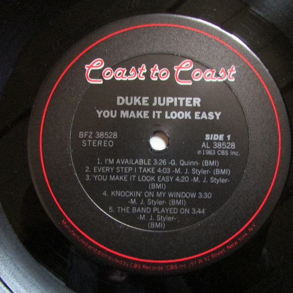 Duke Jupiter : You Make It Look Easy (LP, Album)