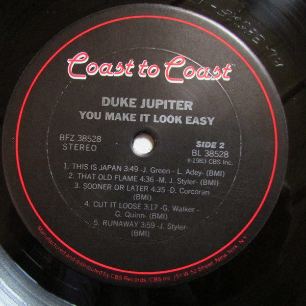 Duke Jupiter : You Make It Look Easy (LP, Album)