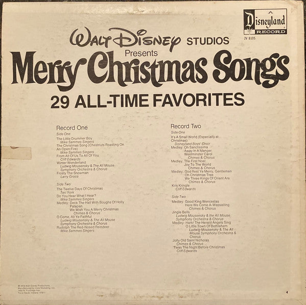 Various : Merry Christmas Songs: 29 All-Time Favorites (2xLP, Comp, Ter)