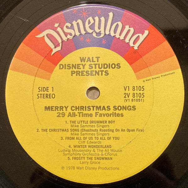 Various : Merry Christmas Songs: 29 All-Time Favorites (2xLP, Comp, Ter)