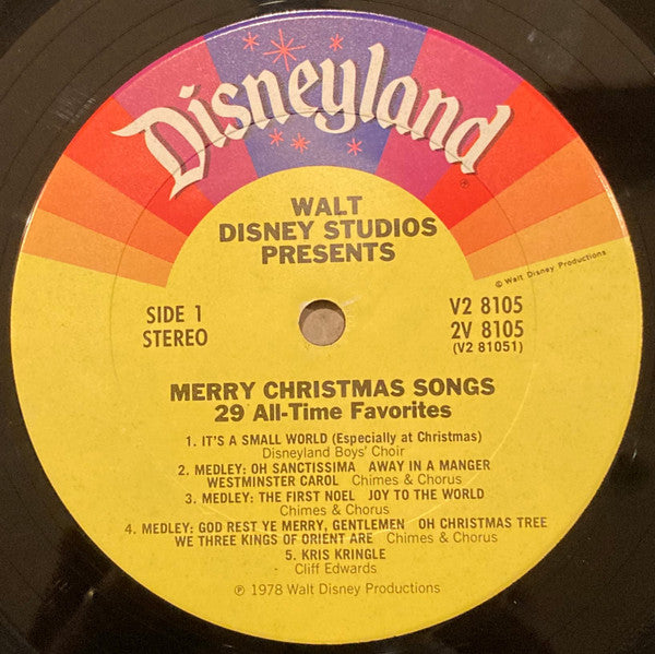 Various : Merry Christmas Songs: 29 All-Time Favorites (2xLP, Comp, Ter)