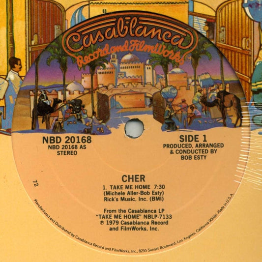 Cher : Take Me Home (12", Single, 72-)