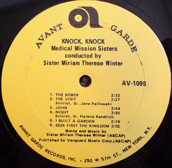 The Medical Mission Sisters* : Knock Knock (LP, Album, Mono)