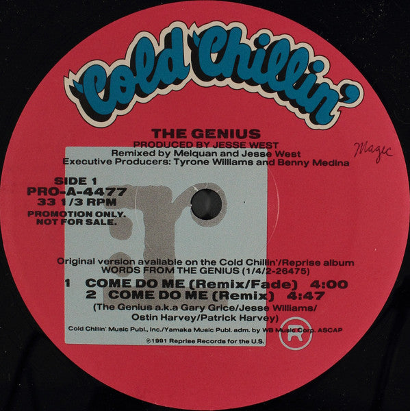 The Genius : Come Do Me (12", Promo)