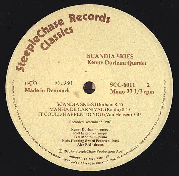 Kenny Dorham Quintet* : Scandia Skies (LP, Album, Mono)