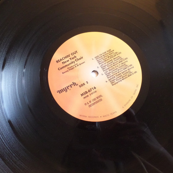 The New York Community Choir : Reachin' Out (LP)