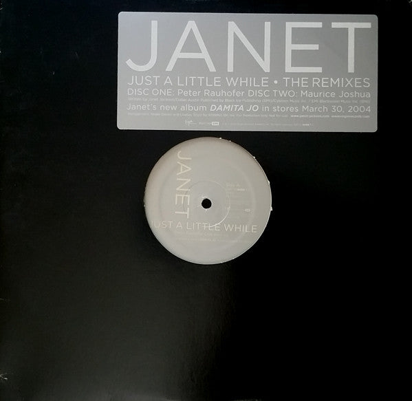 Janet Jackson : Just A Little While (The Peter Rauhofer & Maurice Joshua Remixes) (2x12", Promo)