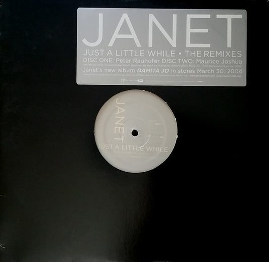 Janet Jackson : Just A Little While (The Peter Rauhofer & Maurice Joshua Remixes) (2x12", Promo)
