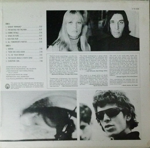 The Velvet Underground & Nico (3) : The Velvet Underground & Nico (LP, Album, RP, Eas)