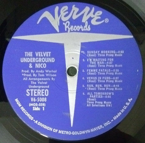 The Velvet Underground & Nico (3) : The Velvet Underground & Nico (LP, Album, RP, Eas)