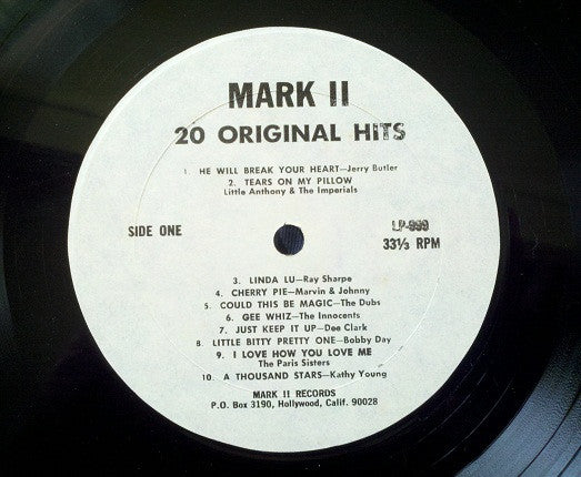 Various : 20 Original Hits (LP, Comp)