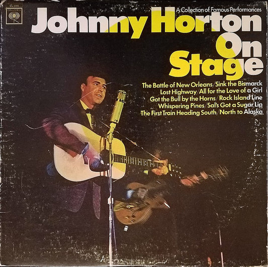 Johnny Horton : Johnny Horton On Stage (LP, Album, Mono)