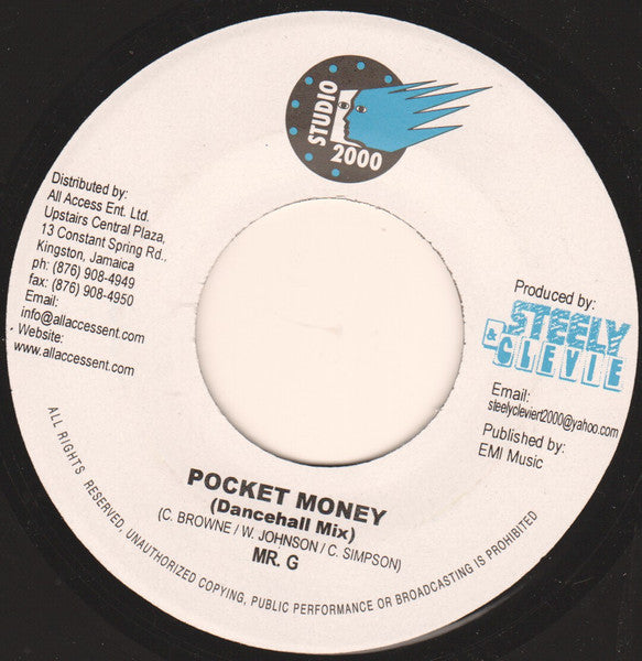 Mr G* : Pocket Money (7")