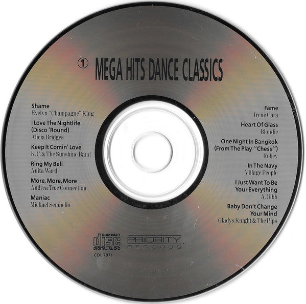 Various : Mega Hits Dance Classics Volume 1 (CD, Comp)
