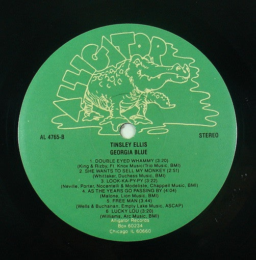 Tinsley Ellis : Georgia Blue (LP, Album)