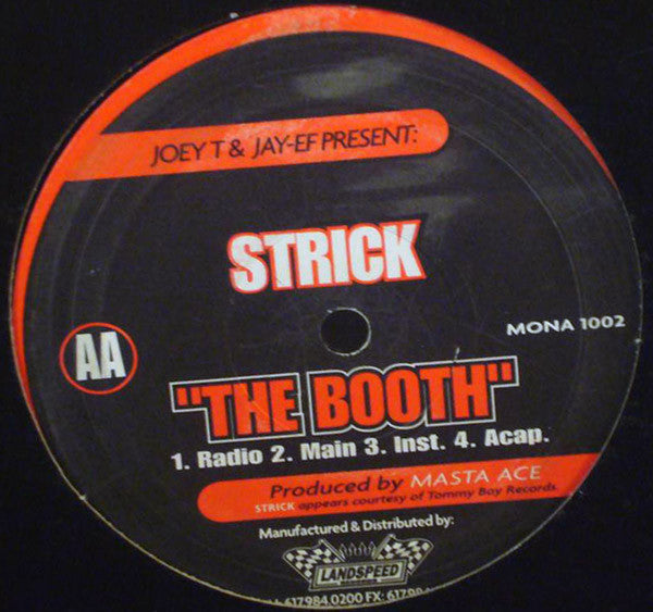 Masta Ace & Bald Head Slick, Strick : Conflict / The Booth (12")