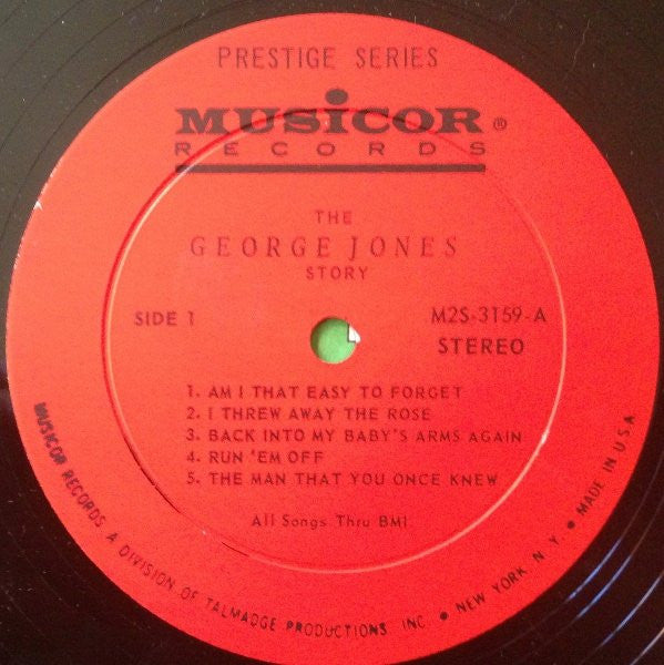 George Jones (2) : The George Jones Story (2xLP, Ind)