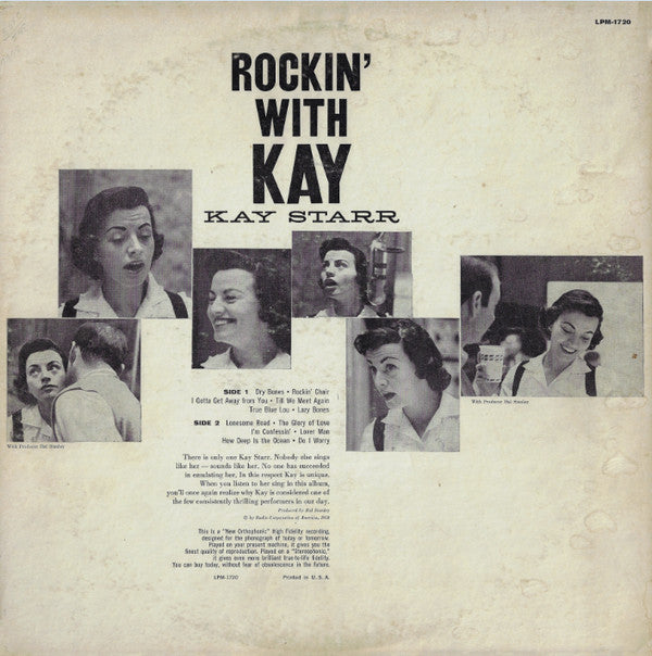 Kay Starr : Rockin' With Kay (LP, Album, Mono)