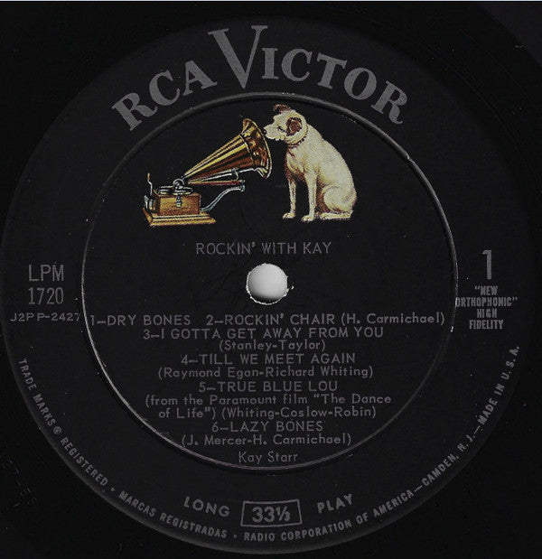 Kay Starr : Rockin' With Kay (LP, Album, Mono)
