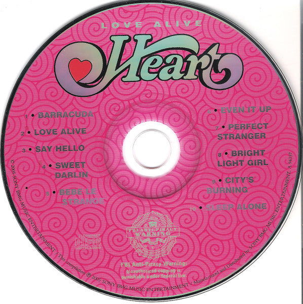 Heart : Love Alive (CD, Comp)