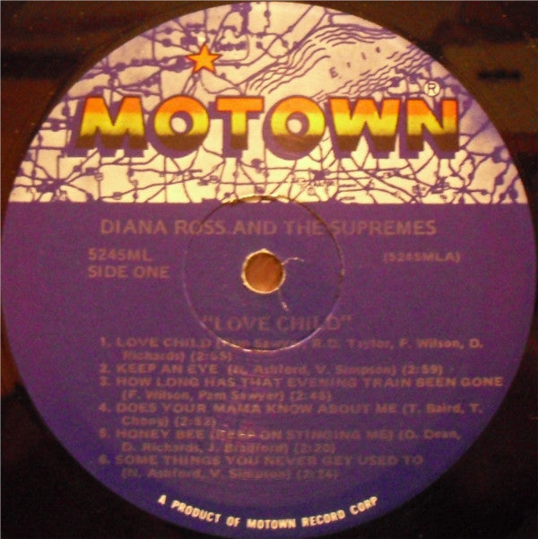 Diana Ross And The Supremes* : Love Child (LP, Album, RE)