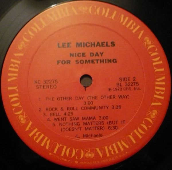 Lee Michaels : Nice Day For Something (LP, Album)