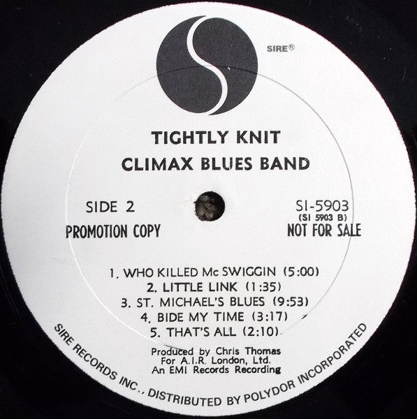 Climax Blues Band : Tightly Knit (LP, Album, Promo)