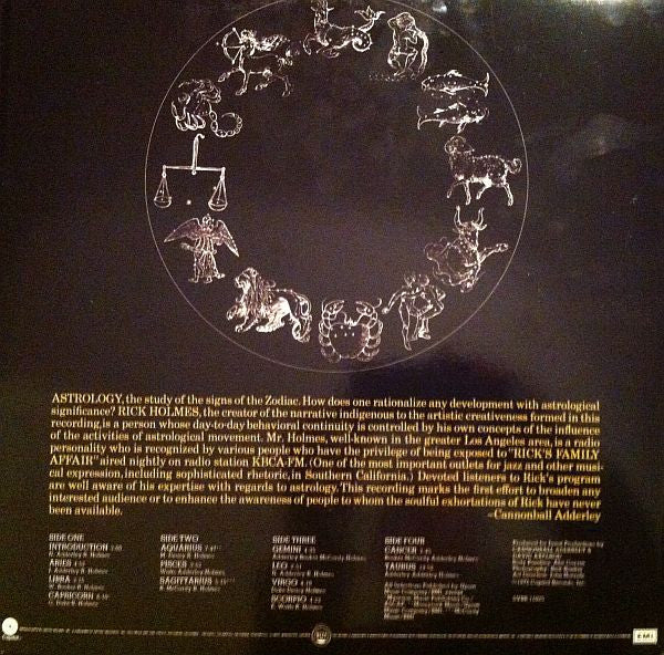 Cannonball Adderley, Rick Holmes, Nat Adderley Sextet : Soul Zodiac (2xLP, Album, RE)